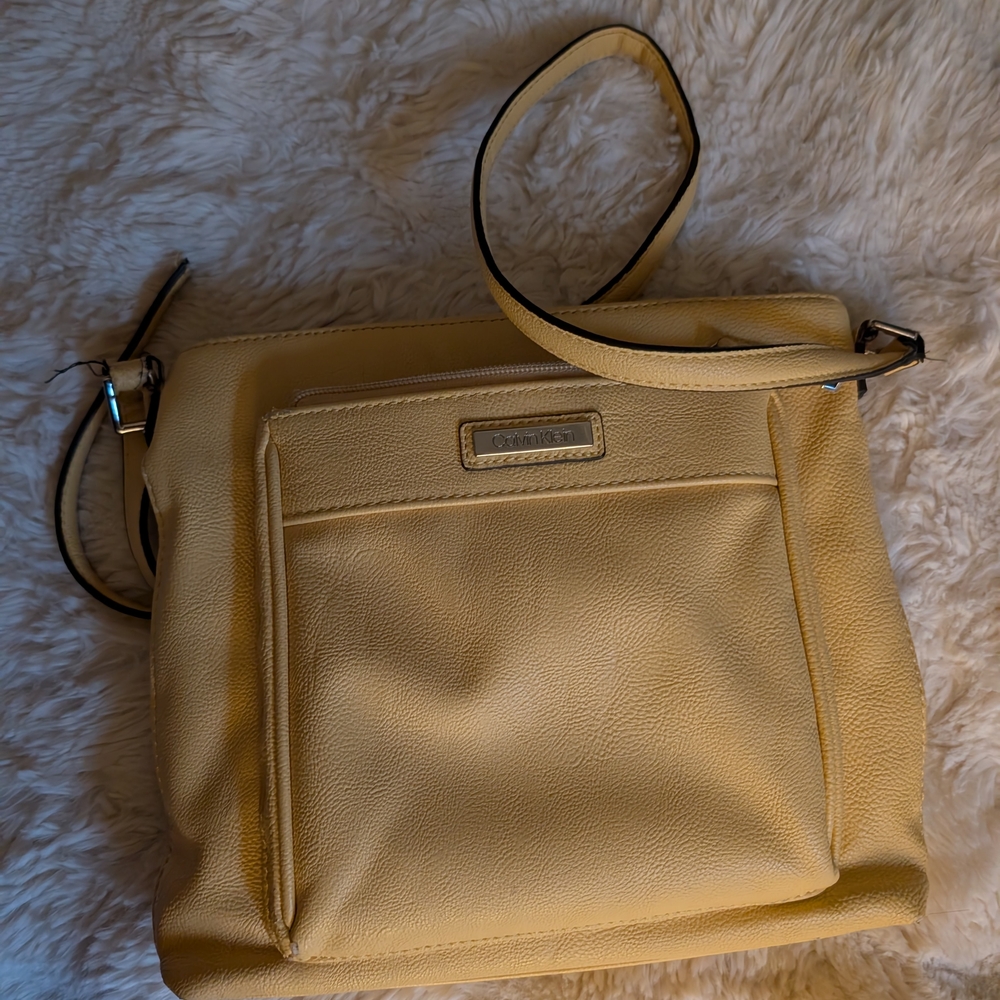 Calvin Klein Yellow Crossbody Bag
